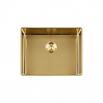 Lorreine Slim Series spoelbak 50x40cm gold