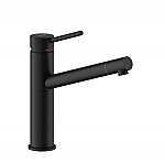 Doeco Royal Snow keukenkraan eenhendel mat zwart 7713