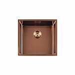 Lorreine Royal series spoelbak 40x40cm copper LEVERBAAR EIND JUNI