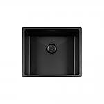 Lorreine Color series spoelbak 45x40cm black 45R-CLR-Black-BLS