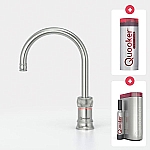 Quooker Cube Classic Nordic single tap round RVS met Pro3 reservoir Quooker Cube Classic Nordic single tap round RVS met Pro3 reservoir