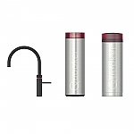 Quooker Cube Fusion round zwart met Pro3 reservoir Quooker Cube Fusion round zwart met Pro3 reservoir