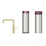 Quooker Cube Fusion square goud 24kt verguld met Pro3 reservoir Quooker Cube Fusion square goud 24kt verguld met Pro3 reservoir