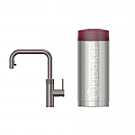 Quooker Flex Square gun metal met Comb+ reservoir
