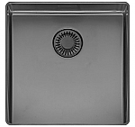 Reginox New York Slim spoelbak 40x40 (L) OKG Comfort Gun Metal II R39502