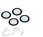 Hera FR-68 Led set van 4 spots 24V/30W RVS look