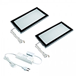 Hera Sky LED set van 2 spots met trafo 24V/30W zwart Hera Sky LED set van 2 spots met trafo 24V/30W zwart