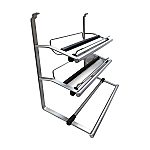 Kessebhmer Relingsysteem Linero 2000 Rollenhouder kleur Rvs-Look