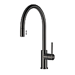Lorreine Aire keukenkraan gun metal