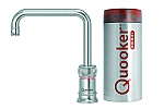 Quooker Classic Nordic single tap square RVS met Combi reservoir