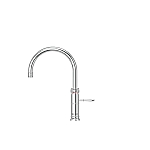 Quooker Classic Fusion round chroom met Pro3 reservoir
