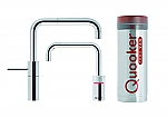 Quooker Nordic Twintaps square chroom met Pro3 reservoir Quooker Nordic Twintaps square chroom met Pro3 reservoir