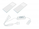 Hera Slim-Pad-F LED set van 2 spots 24 V wit LVSET2SPFW