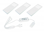 Hera Slim-Pad-F Led set van 3 spots onderbouw 24V/15W wit LVSET3SPFW