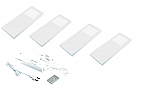 Hera Slim-Pad-F Led set van 4 spots met dimmer 24V/30W wit LVSET4SPFDW