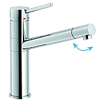 Royal Keukenkraan Eenhendel Snow 7713 kleur Mat Zwart