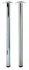 Tafelpoot Standaard hoogte 1050 - 1070 mm kleur Rvs-Look
