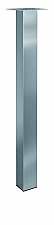 Maatwerk Tafelpoot op maat tot hoogte 900 mm. Kokerprofiel 80x80mm kleur Rvs